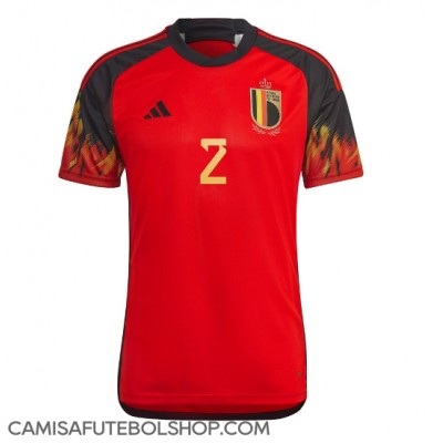 Camisa de time de futebol Bélgica Toby Alderweireld #2 Replicas 1º Equipamento Mundo 2022 Manga Curta